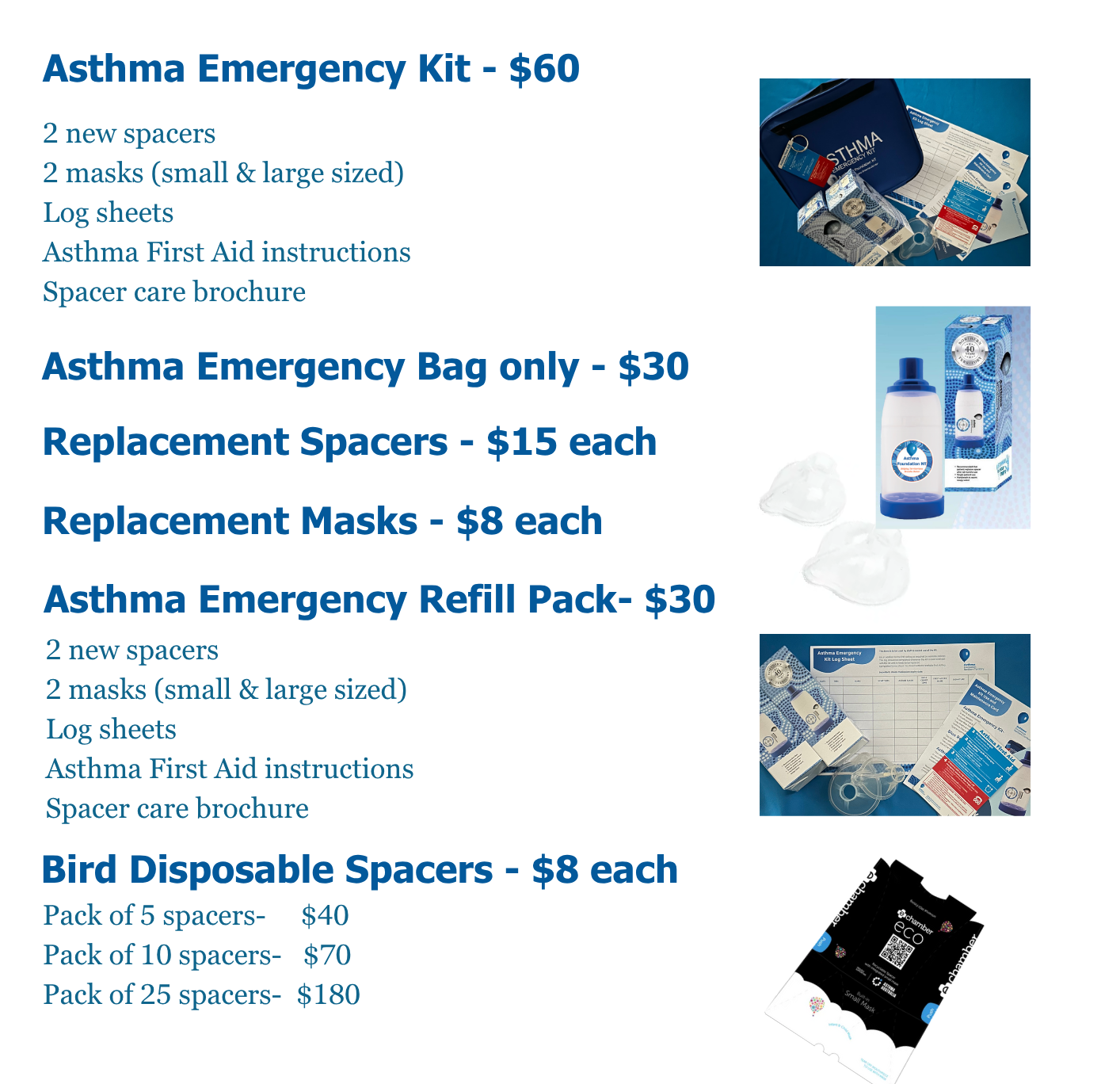 Asthma Emergency Kits 
